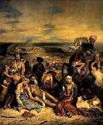 Eugene Delacroix Massacre at Chios oil on canvas